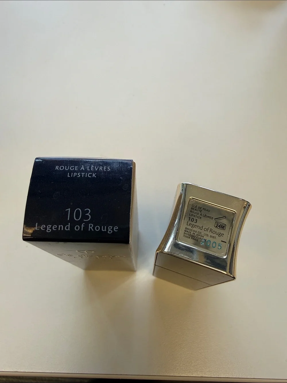 cle de peau beauty red Satin Lipstick in 103 Legend of Rouge